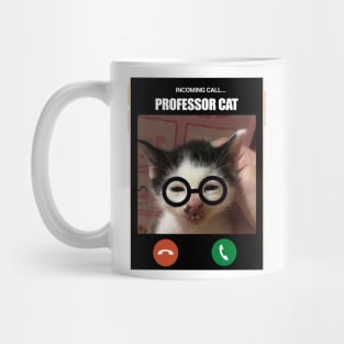 Nerd Cat Professor Mug
